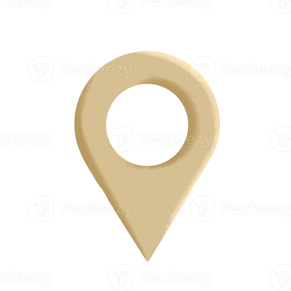 3d icon of location pin png