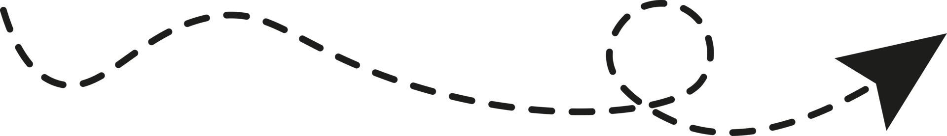 Dashed Line Arrow png
