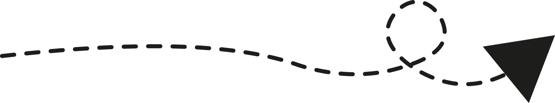 Dashed Line Arrow png