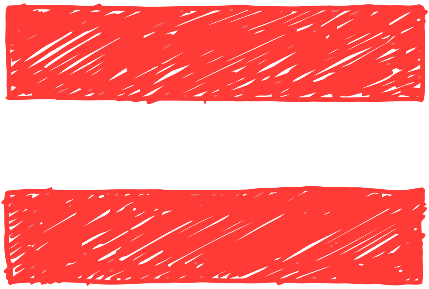 Austria National Country Flag Pencil Color Sketch Illustration with Transparent Background png