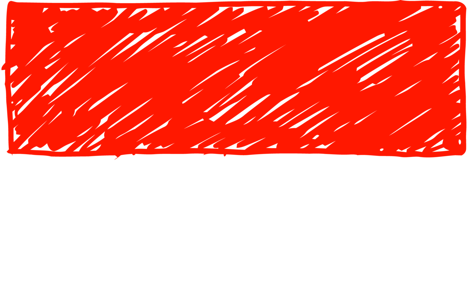 Indonesia nazionale nazione bandiera matita colore schizzo illustrazione con trasparente sfondo png