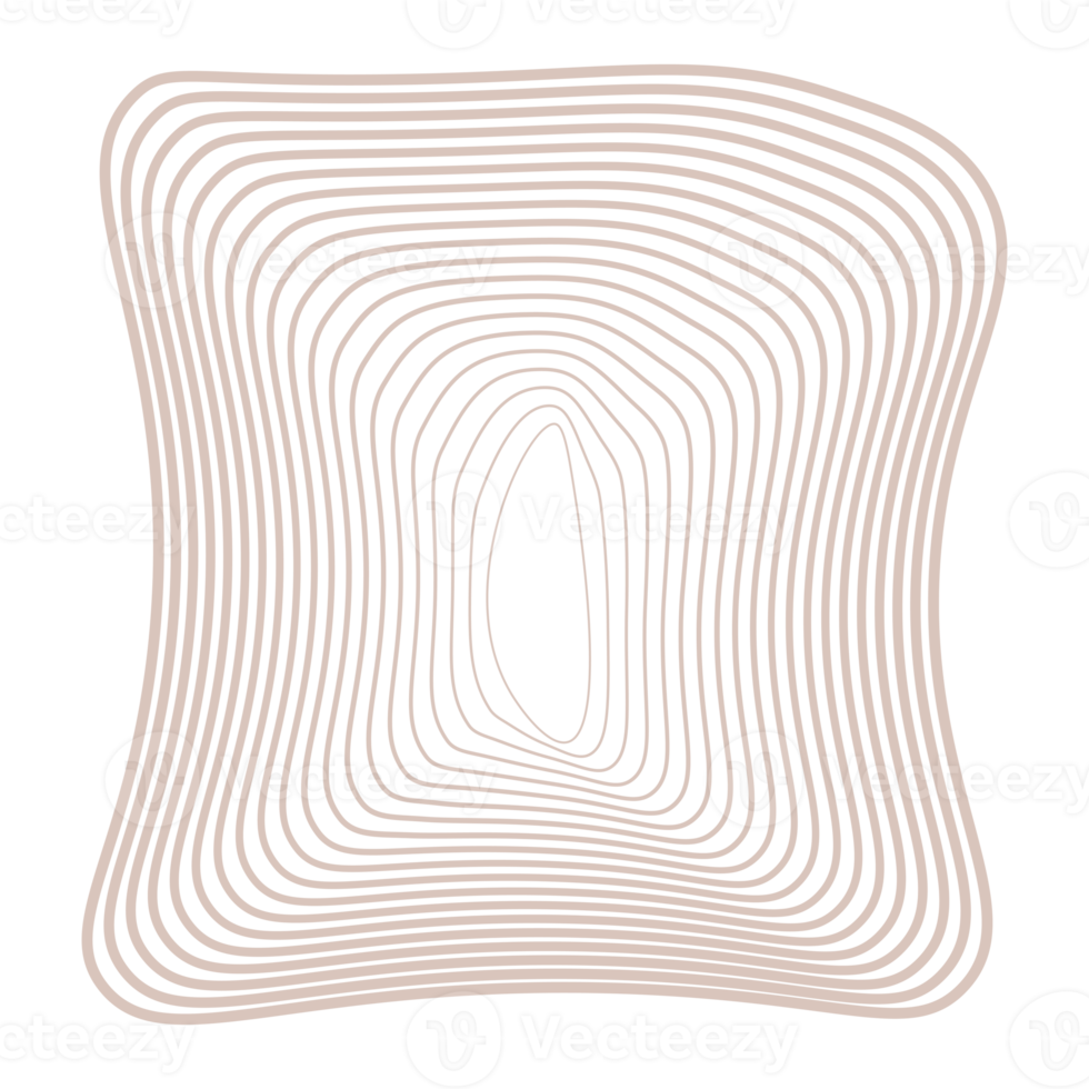 beau motif de lignes courbes mélangées. png