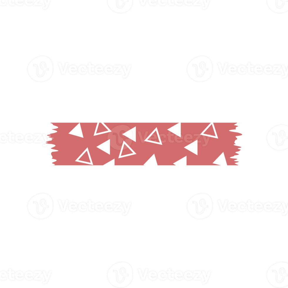 Adhesive or masking tape isolated on transparent background. png