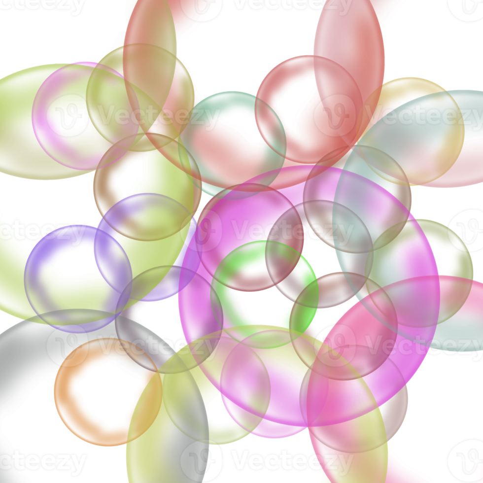 transparant regenboog zeep bubbel png