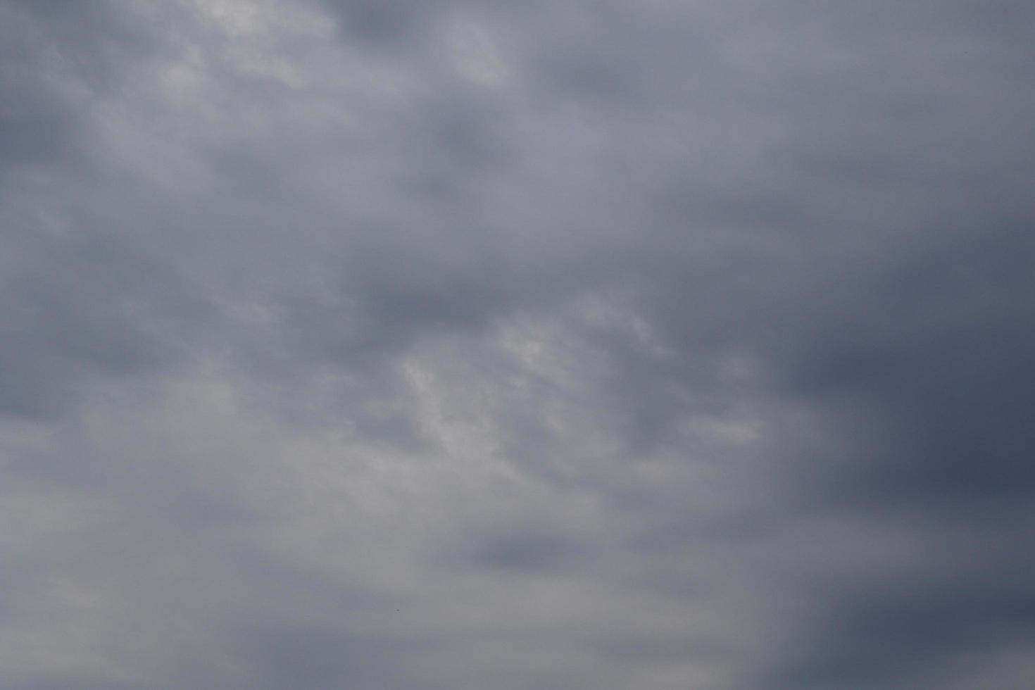 Stormy weather and dark clouds photo
