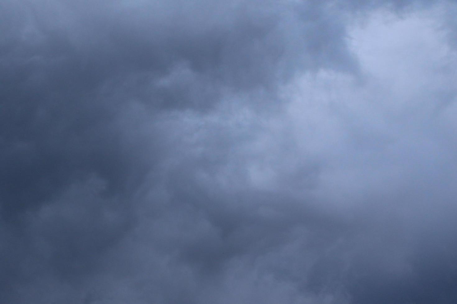 Stormy weather and dark clouds photo