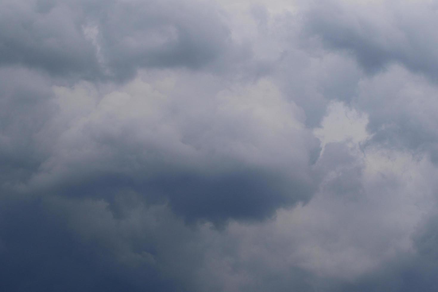 Stormy weather and dark clouds photo