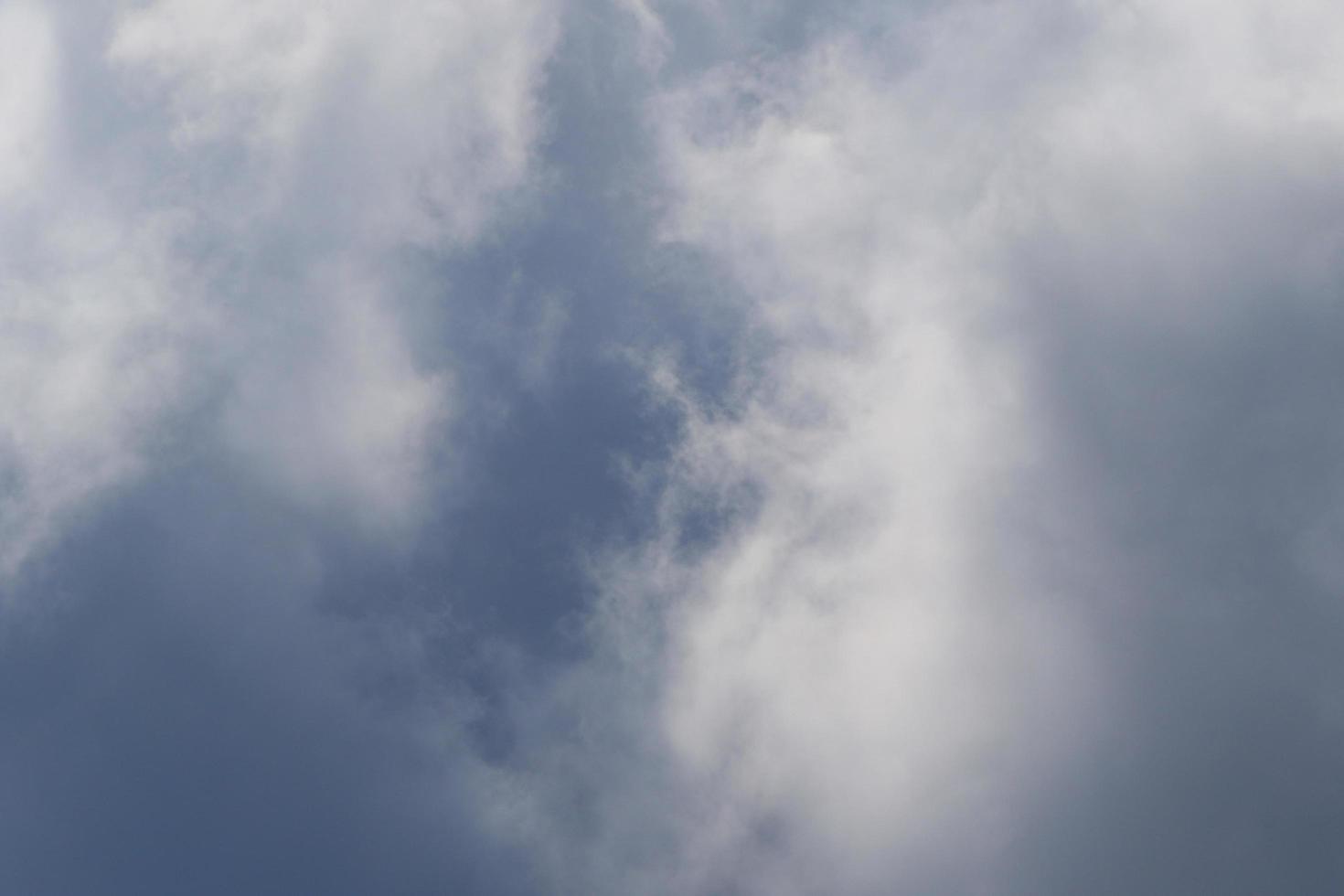 Stormy weather and dark clouds photo