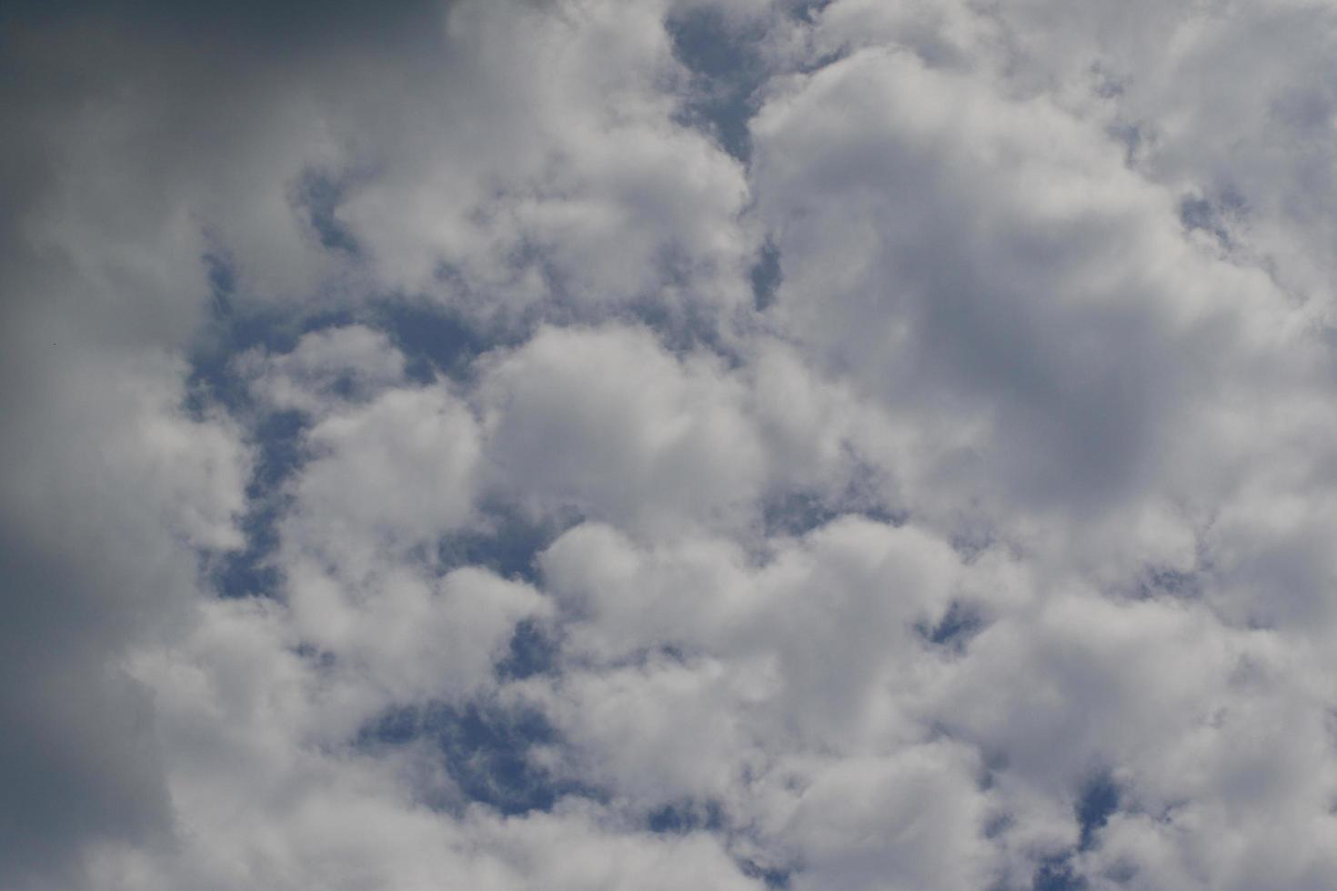 Stormy weather and dark clouds photo