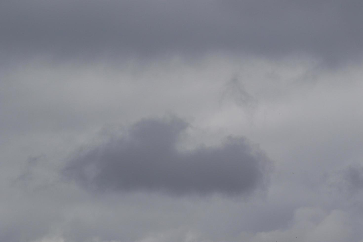 Stormy weather and dark clouds photo