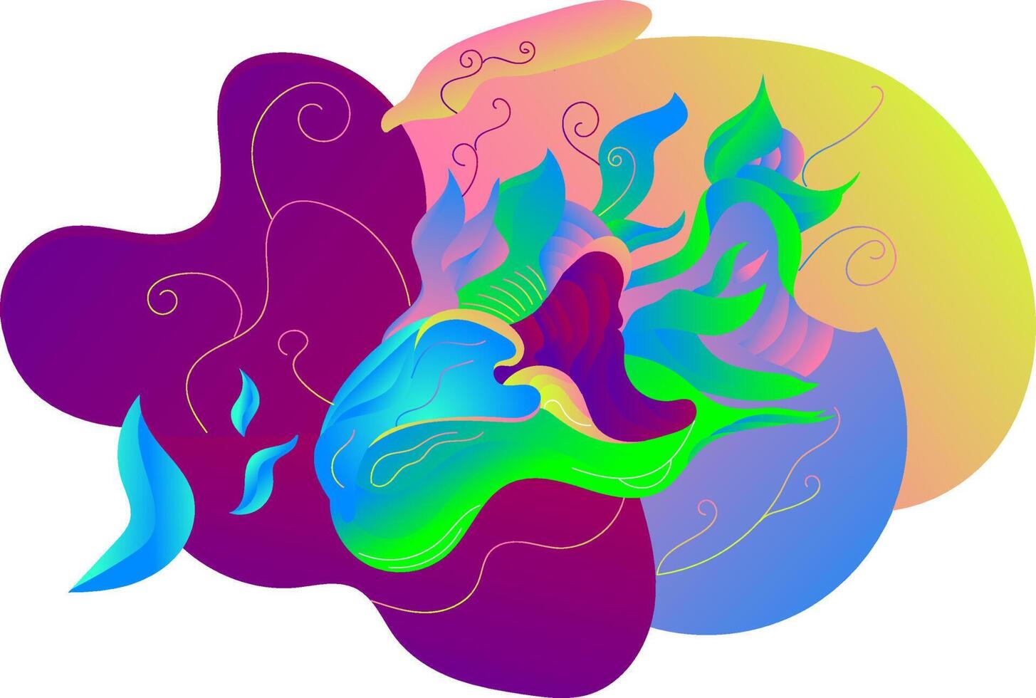 abstract fun art Free Vector