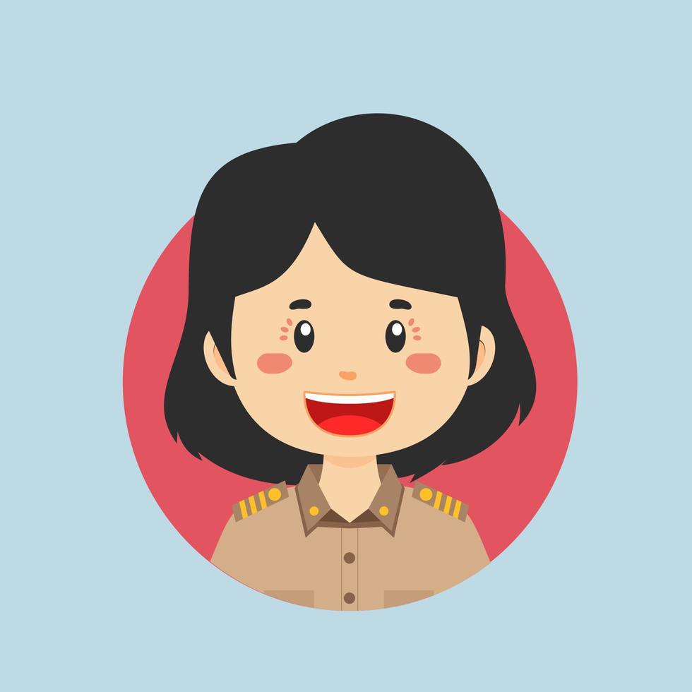 Avatar of a Government Employees Character vector