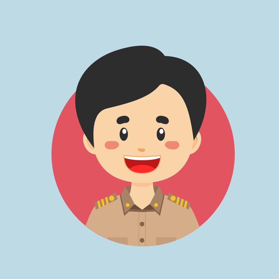 Avatar of a Government Employees Character vector