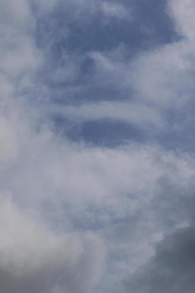 Stormy weather and dark clouds photo