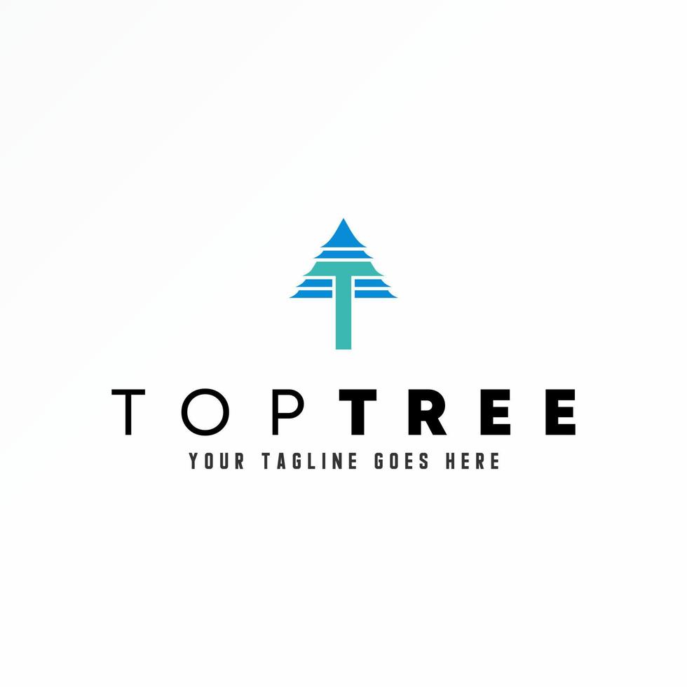 Simple Letter T font like tree image graphic icon logo design abstract concept vector stock. Can be used as a symbol related to initial or nature