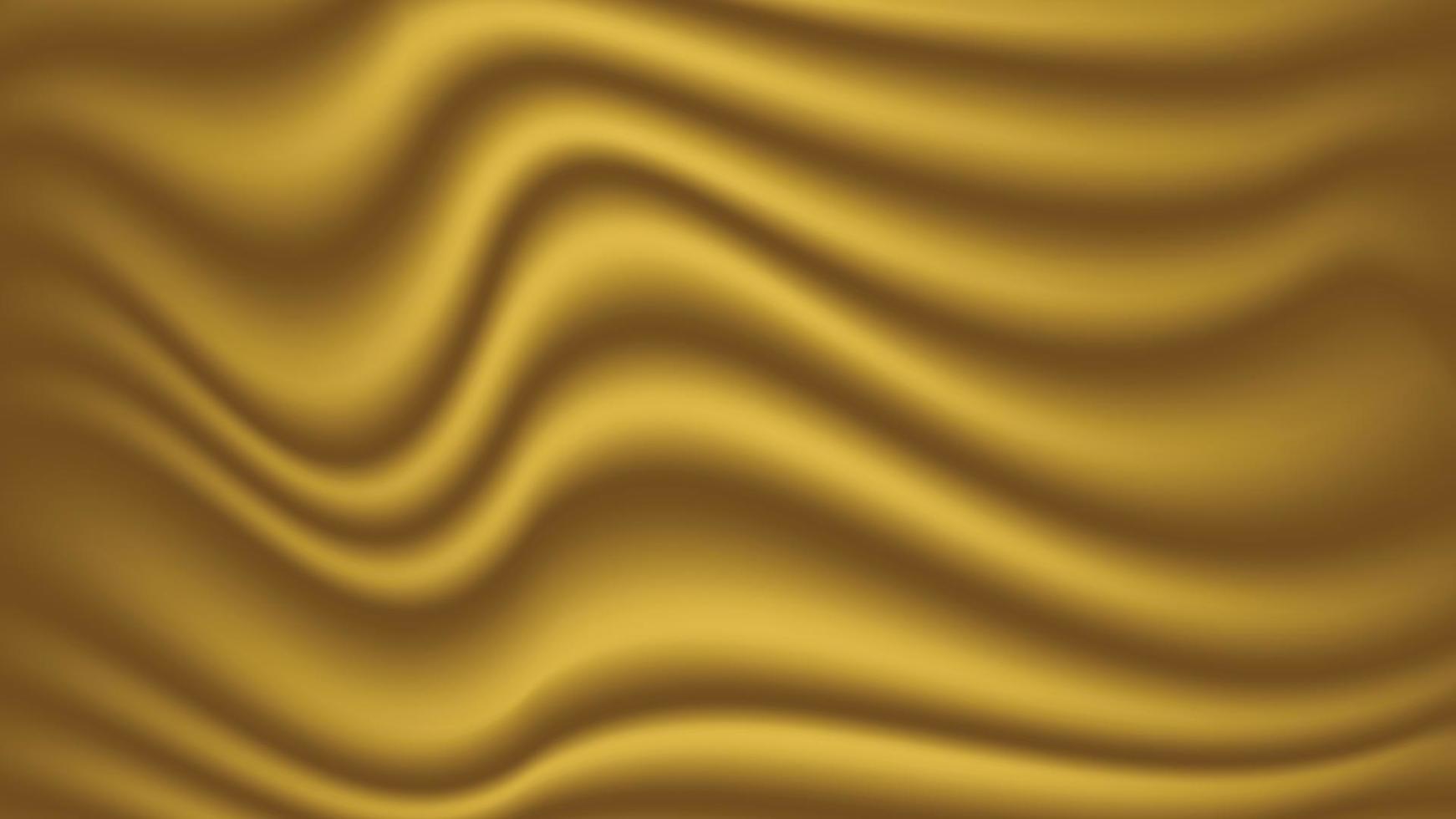 Abstract background of yellow fabric texture. Wallpaper luxury by soft curve of canvas and wave. Illustration background of yellow cloth and satin. vector