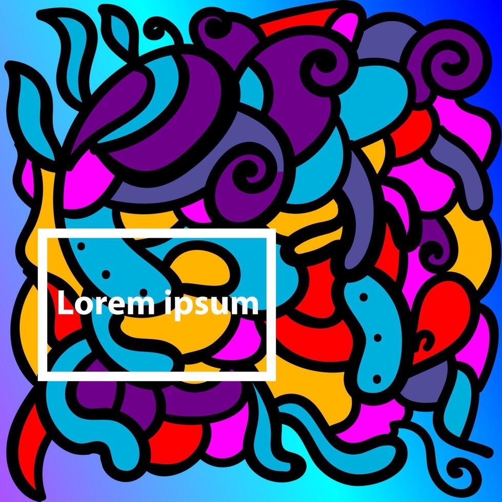 abstract fun art Free Vector