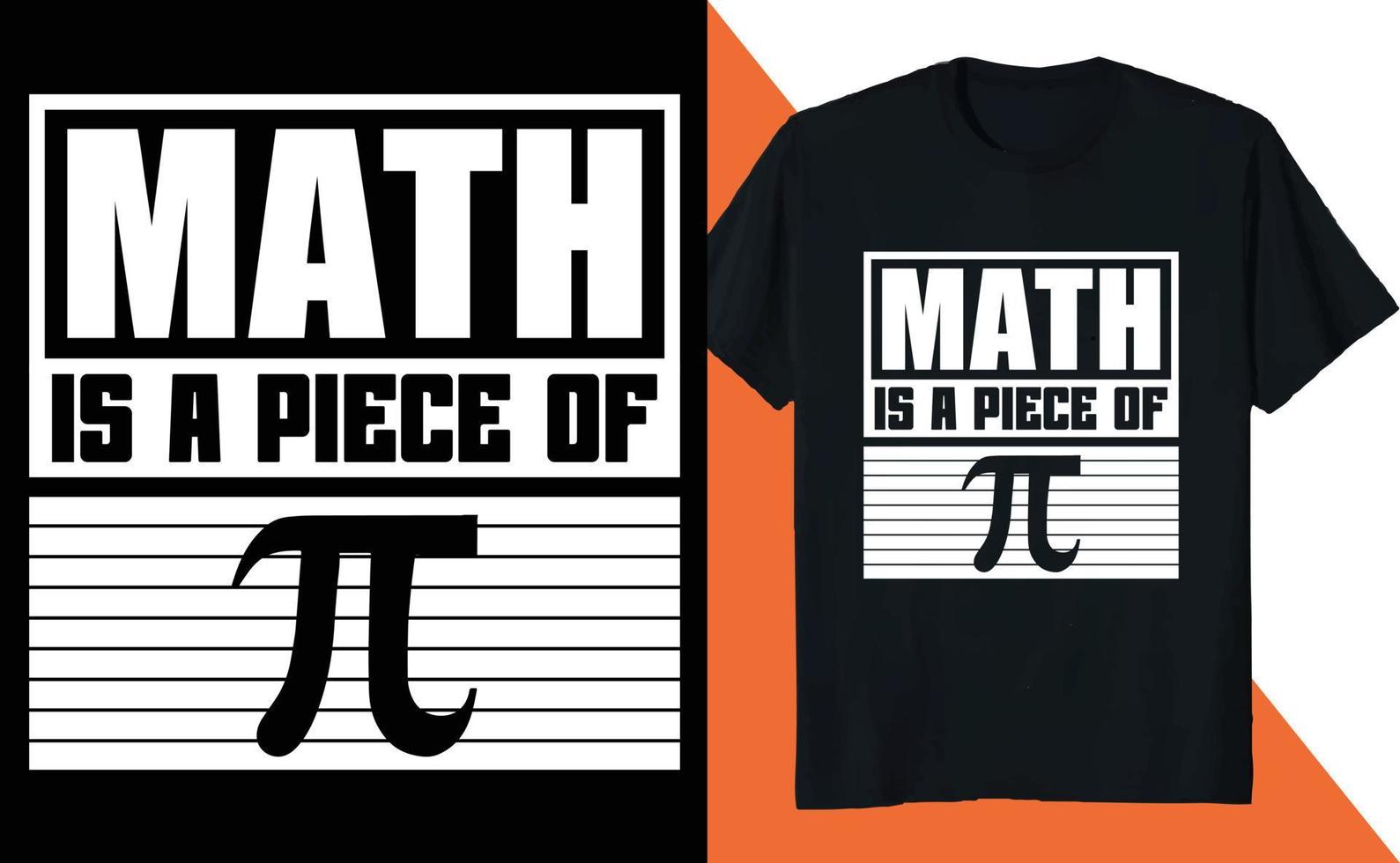 Math is a piece of PI Day Science vector