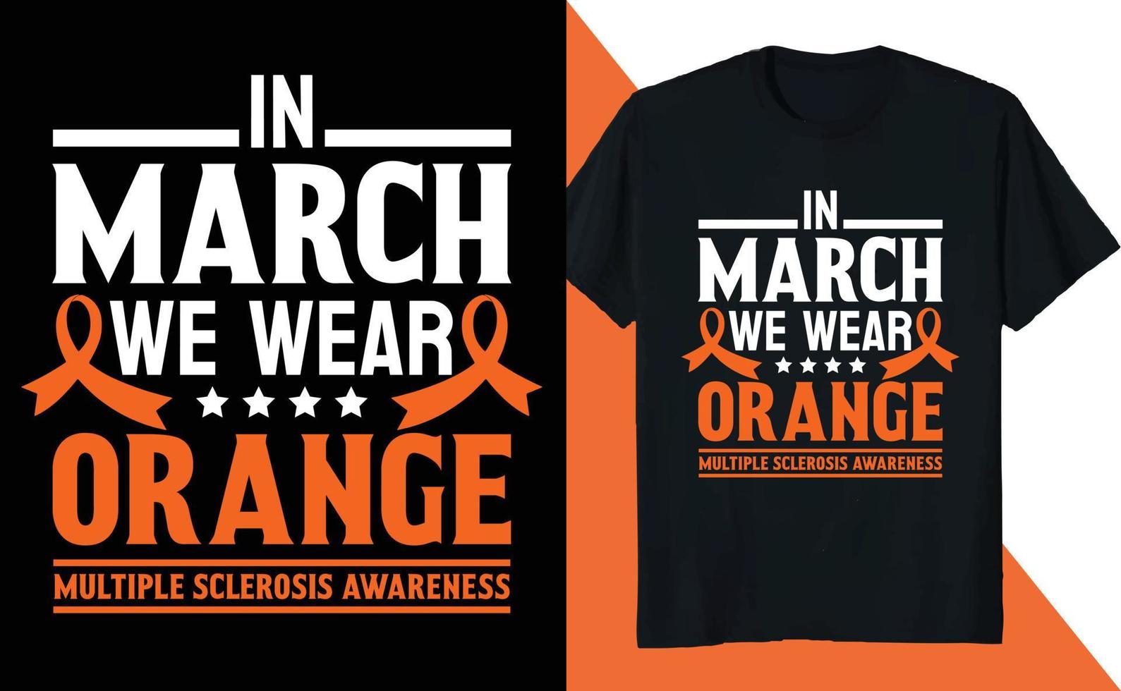 In Merch We Wear Multiple Sclerosis vector