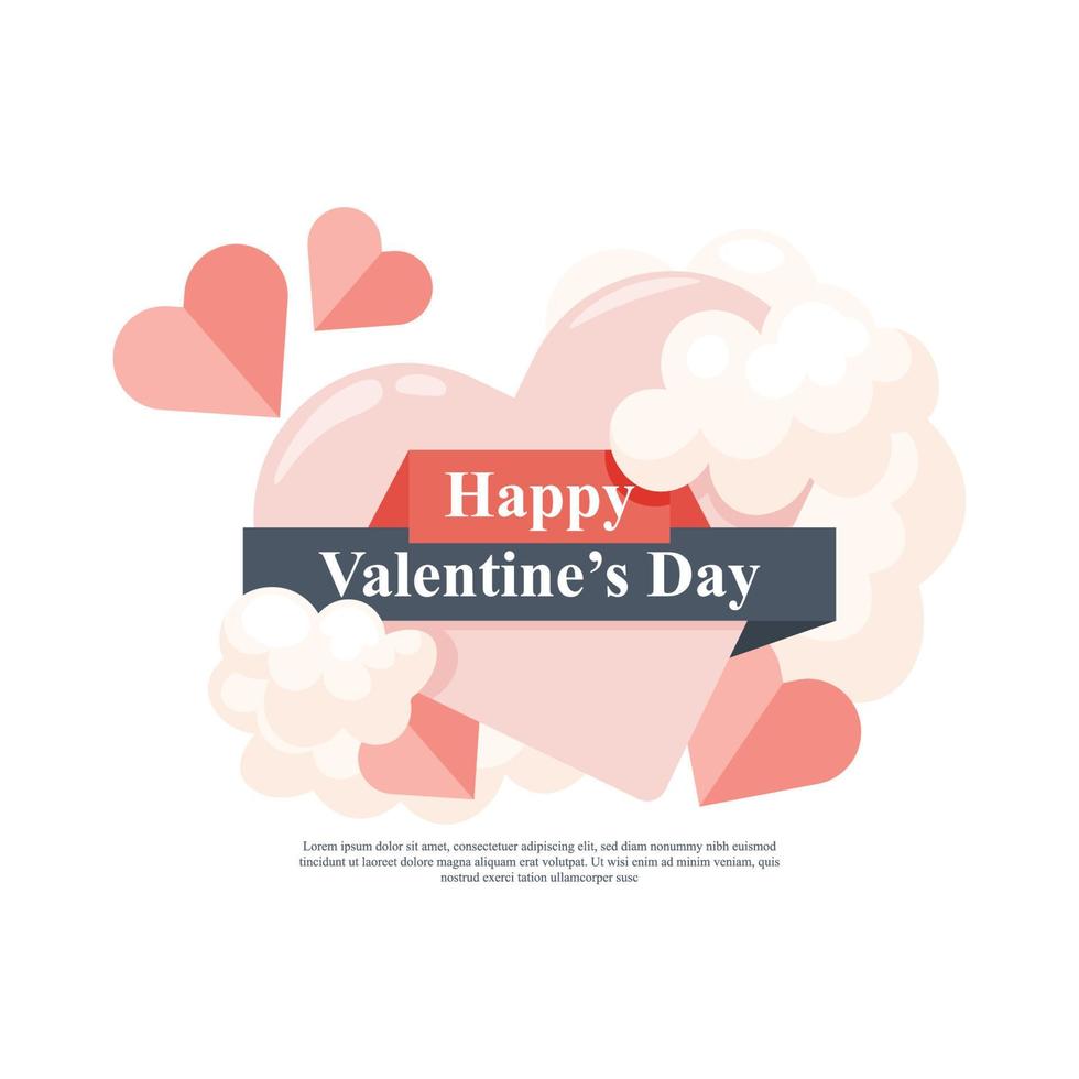 Valentines Day background. vector