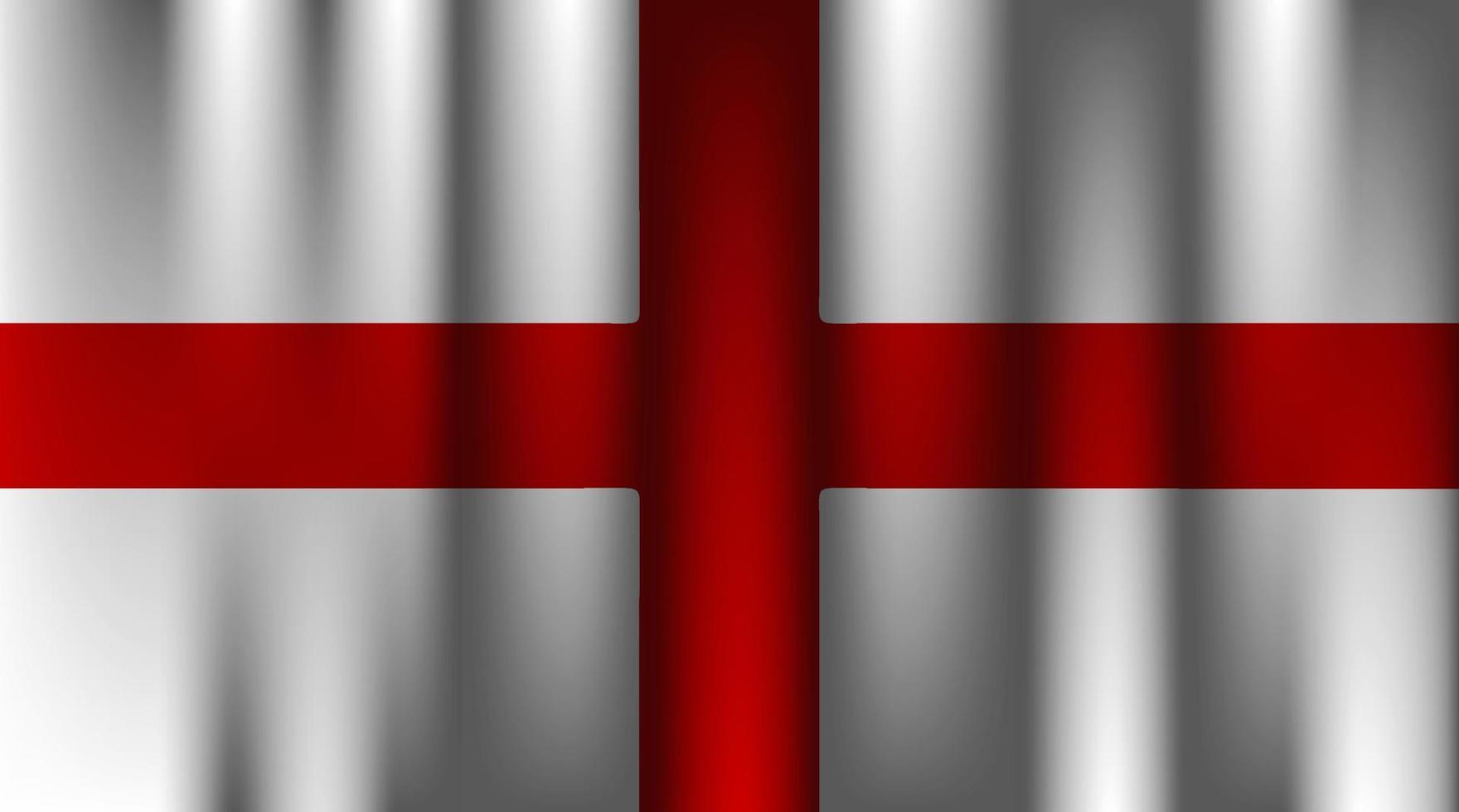 flag of england country nation symbol 3d textile satin effect background wallpaper vector