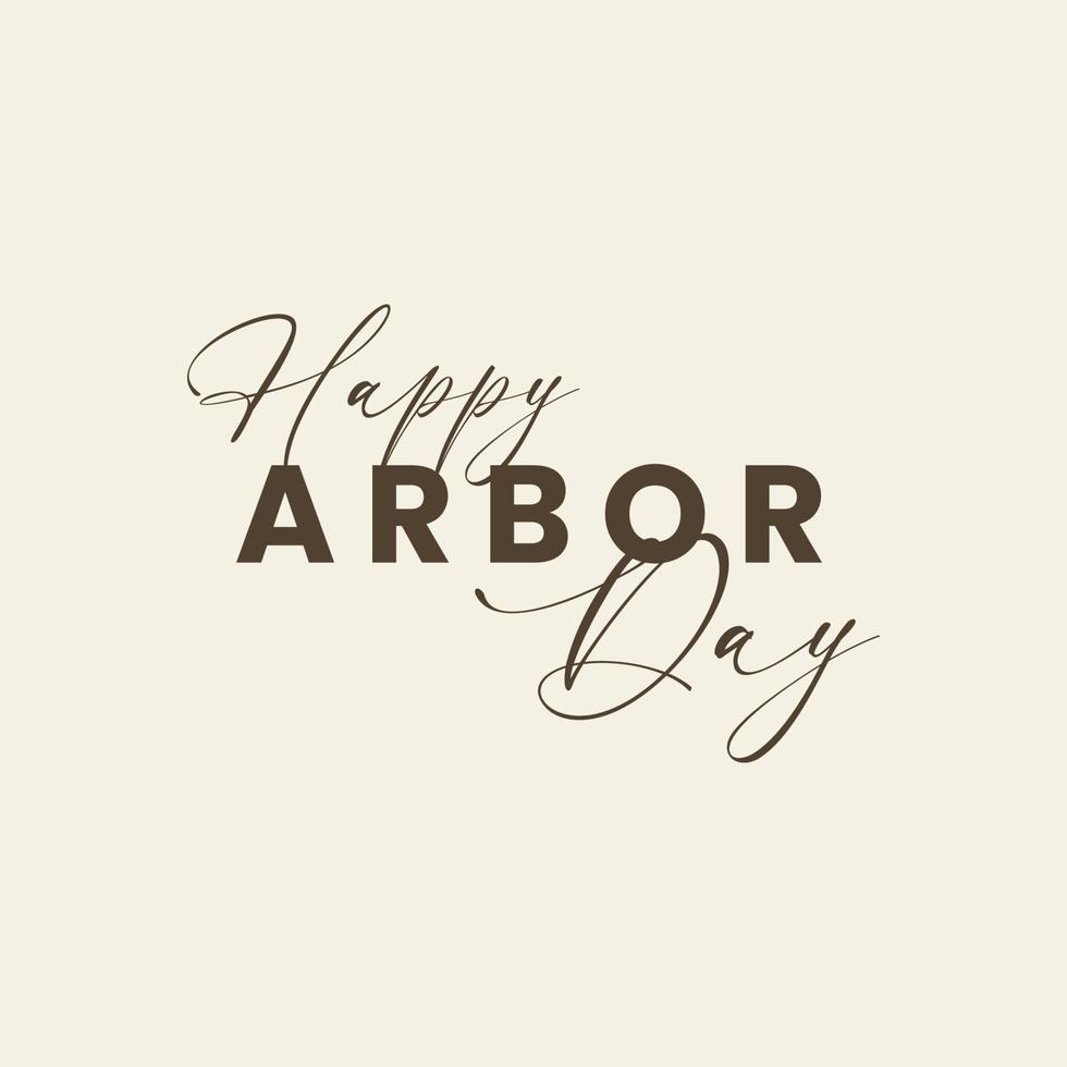 Arbor Day card or background. vector illustration.