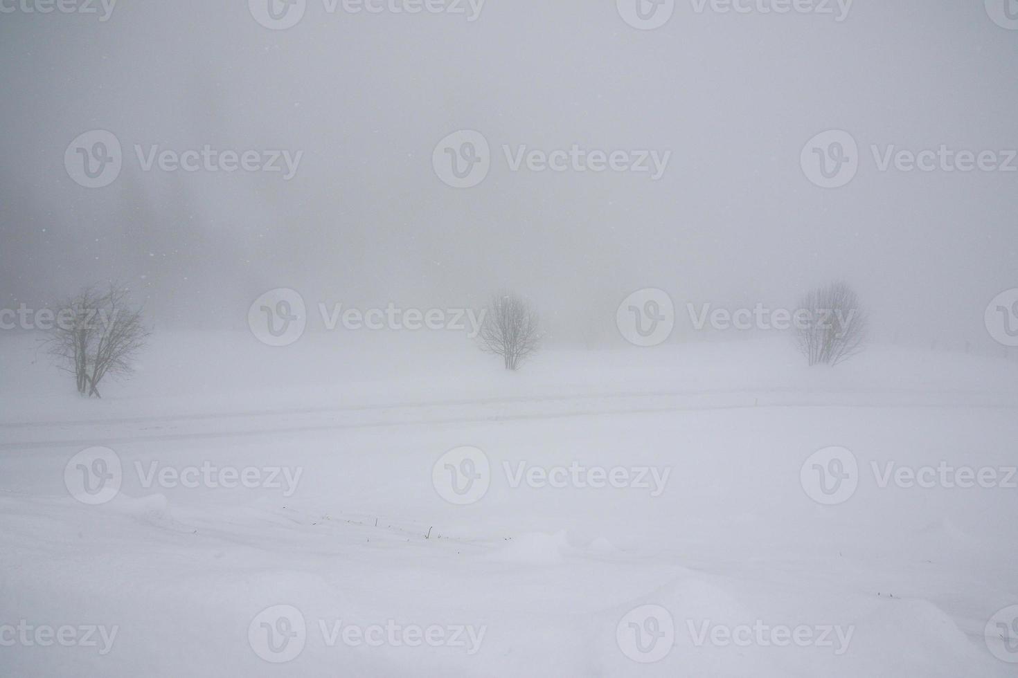 winter landscape in Austrian Alps photo