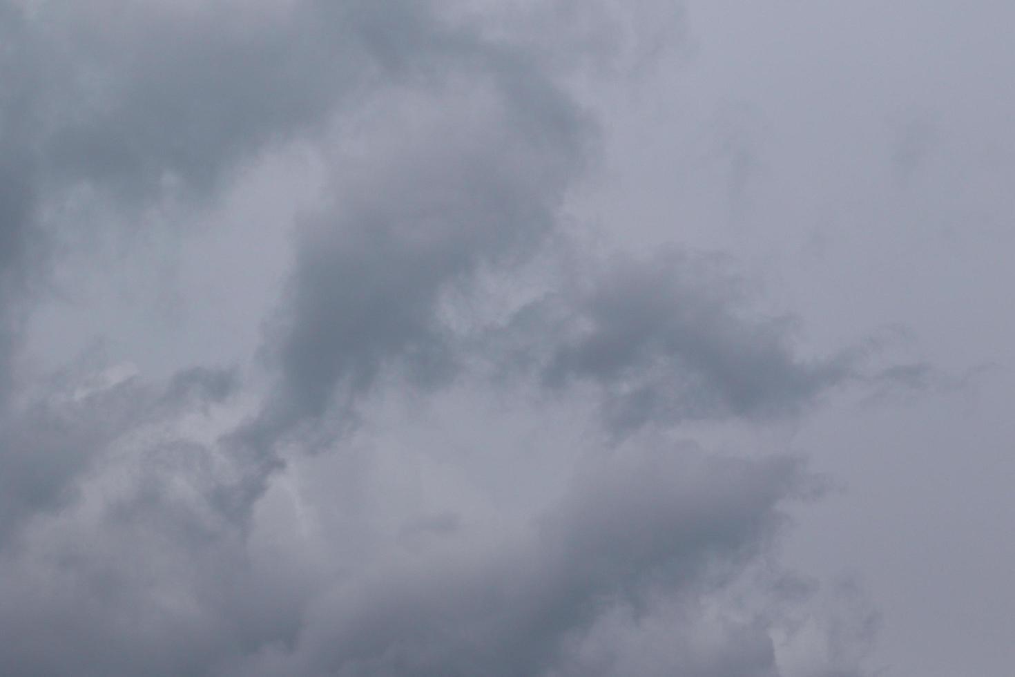 Stormy weather and dark clouds photo