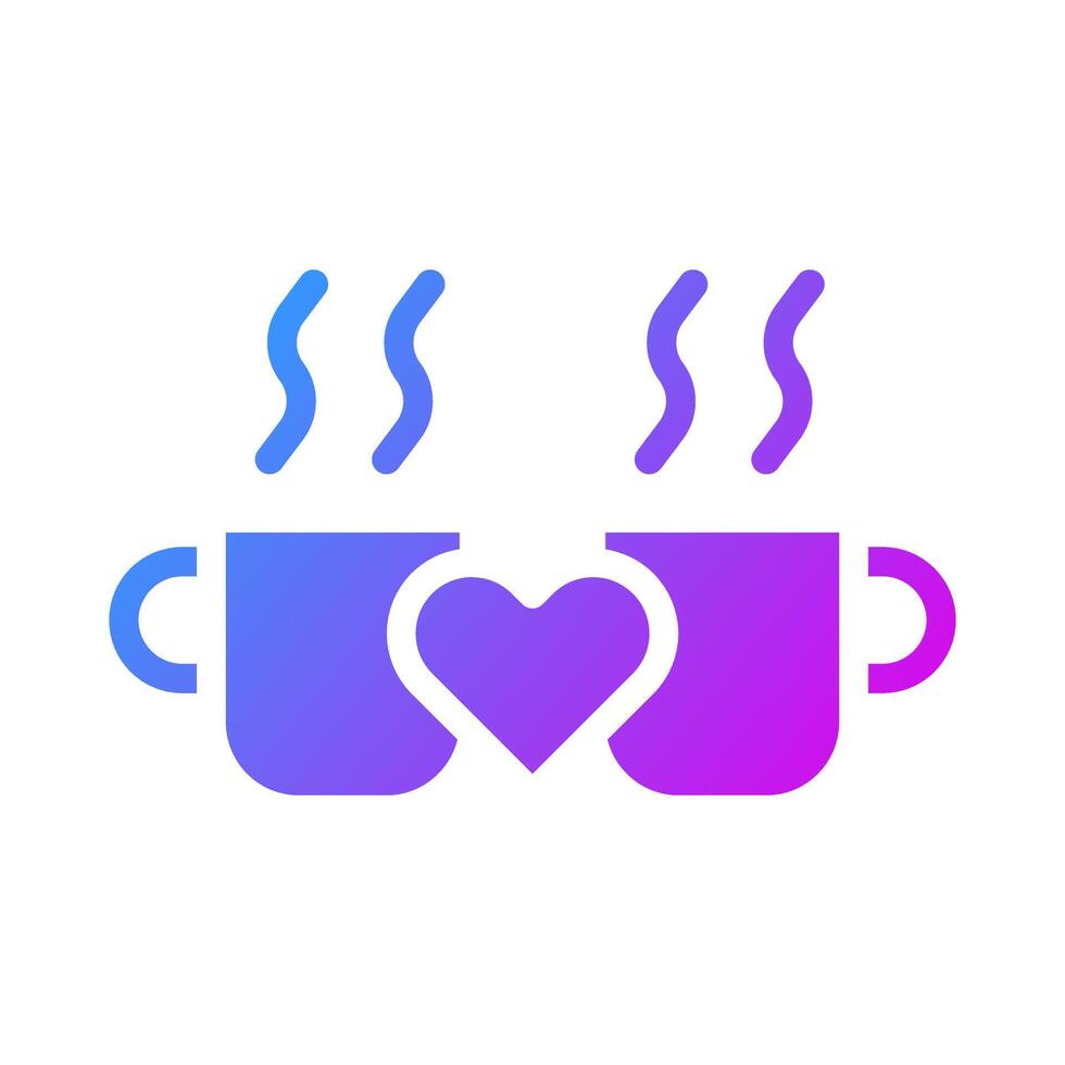 cup icon solid gradient style valentine illustration vector element and symbol perfect.