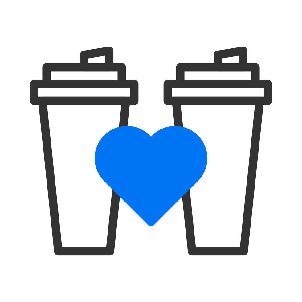 cup icon duotune blue valentine illustration vector element and symbol perfect.