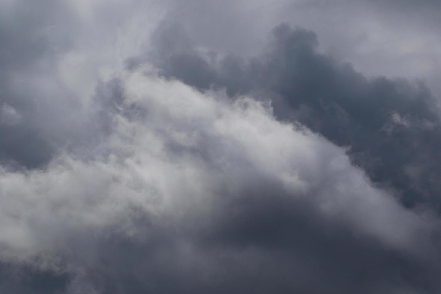 Stormy weather and dark clouds photo