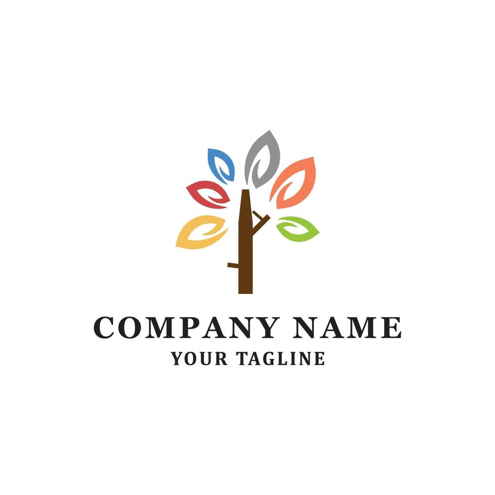 Whole Kids Academy logo design, colorful logo template vector