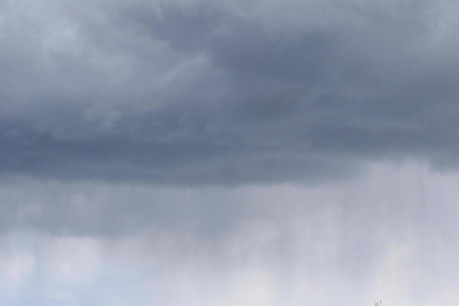 Stormy weather and dark clouds photo