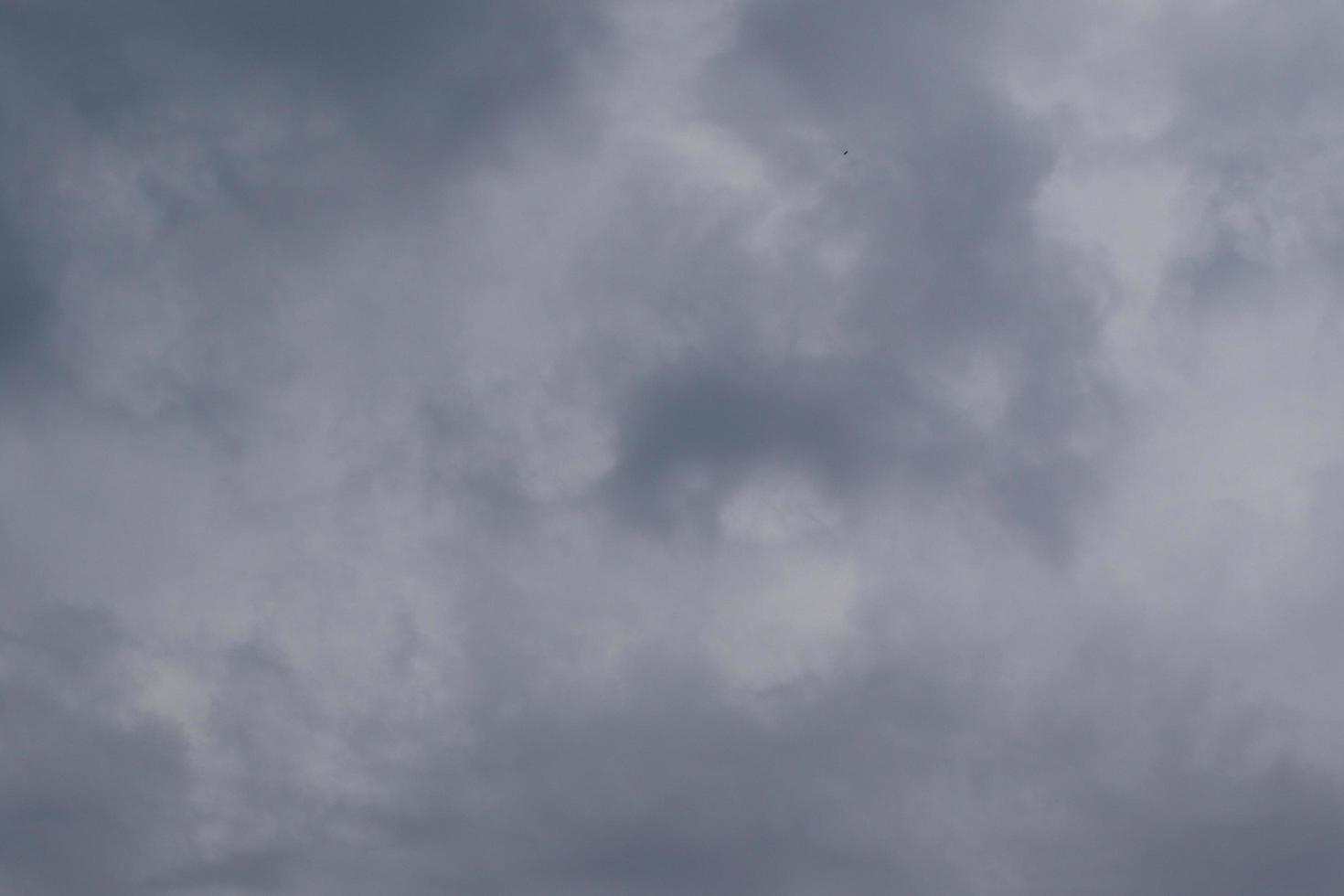 Stormy weather and dark clouds photo