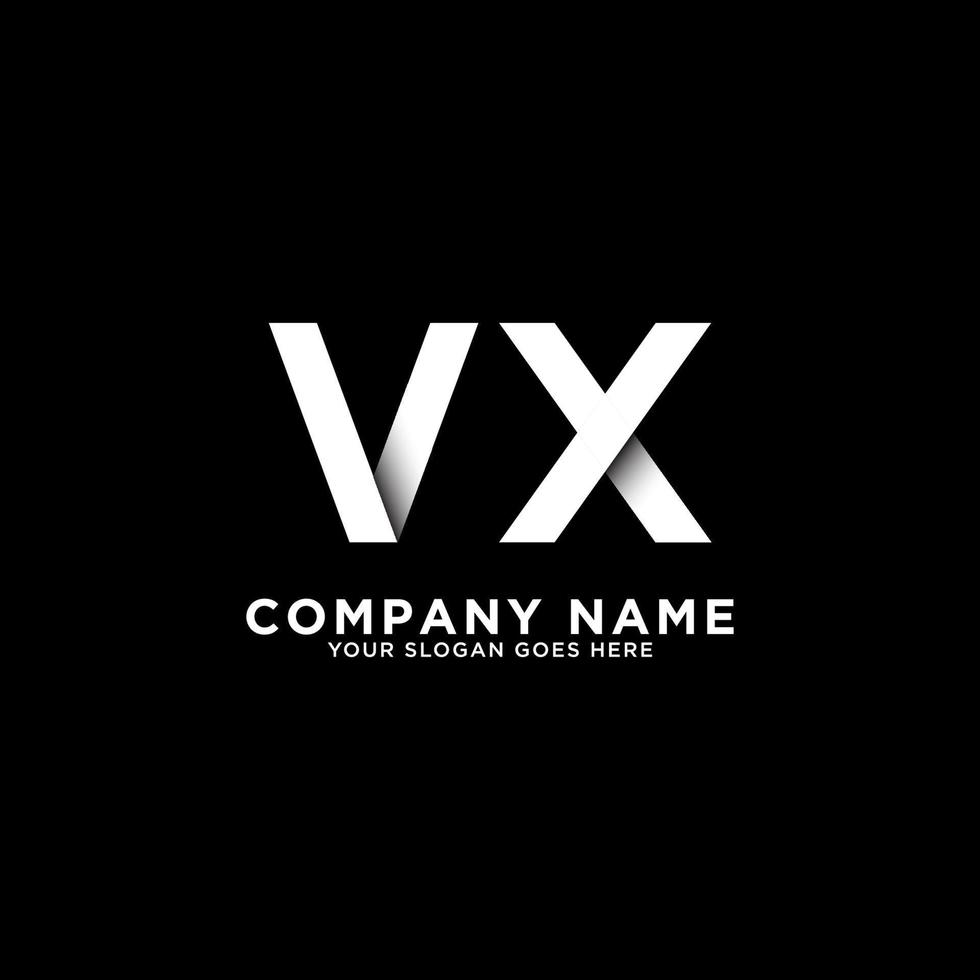 inital name VX letter logo design vector illustration, best for your company logo