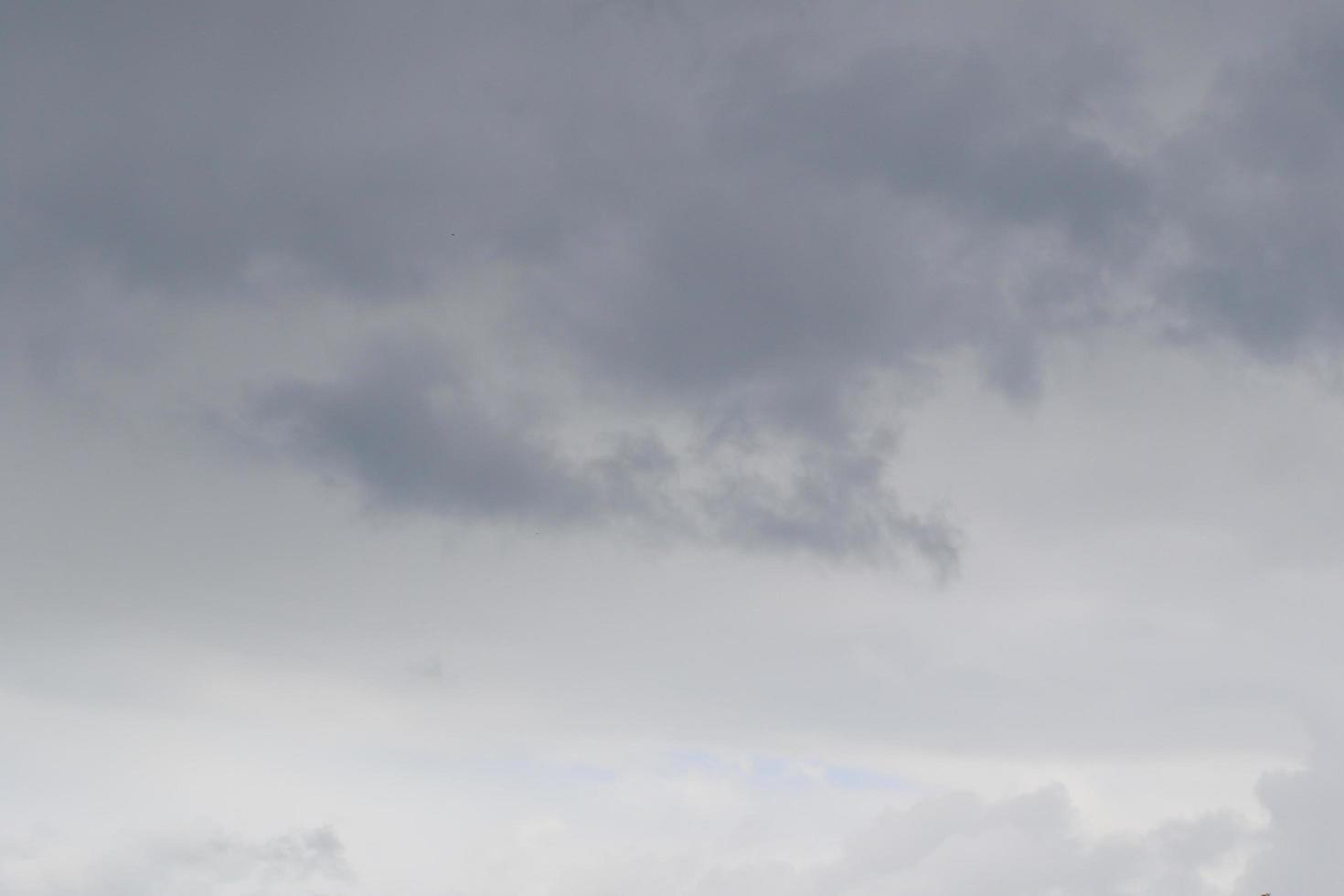Stormy weather and dark clouds photo