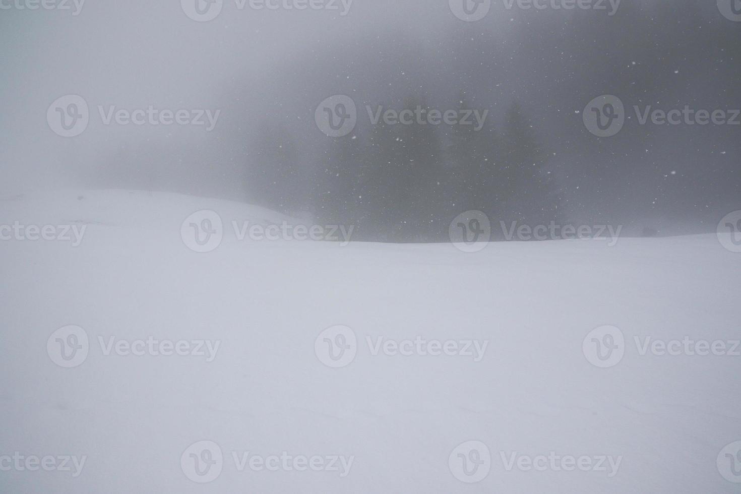 winter landscape in Austrian Alps photo