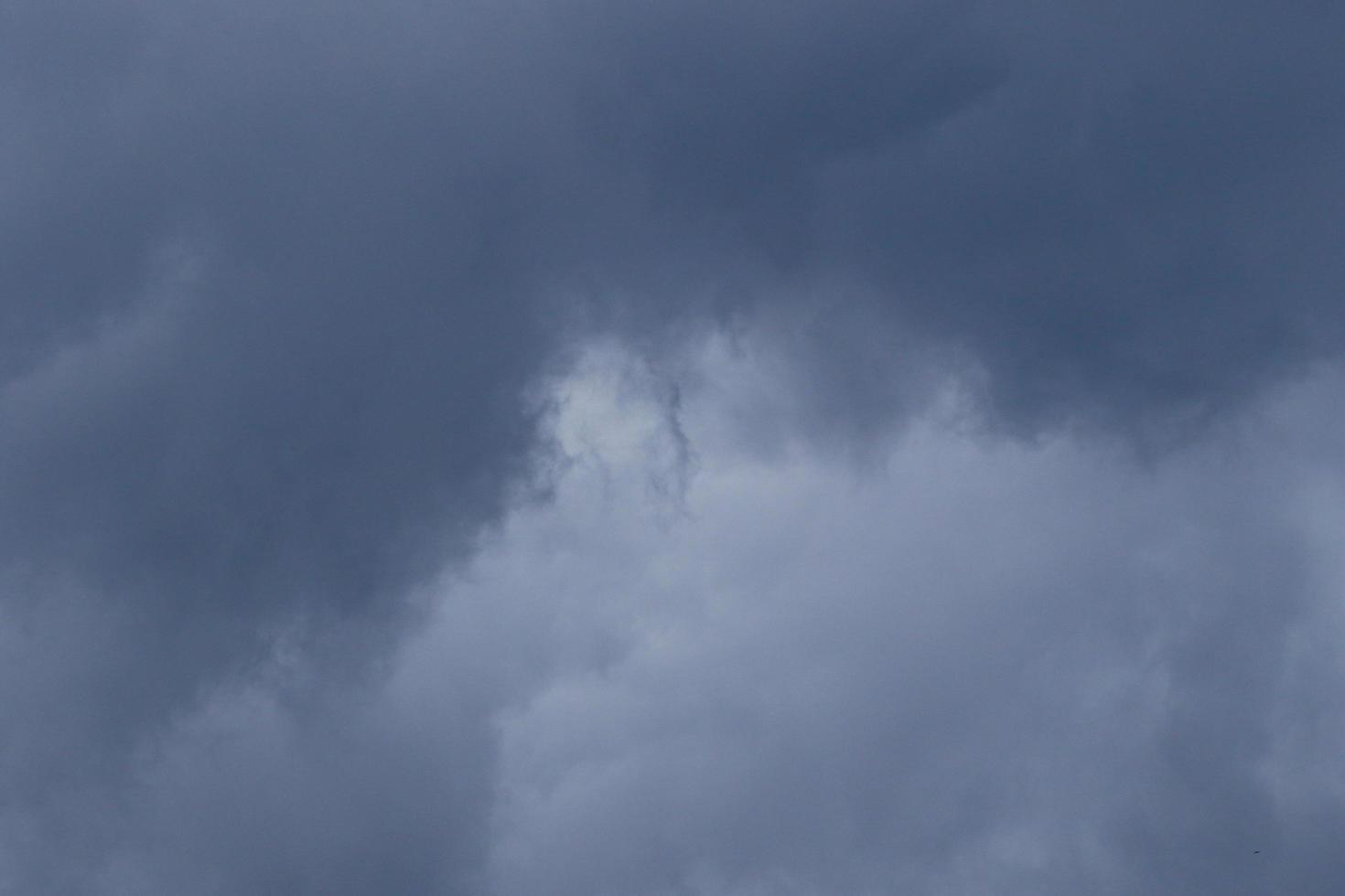 Stormy weather and dark clouds photo