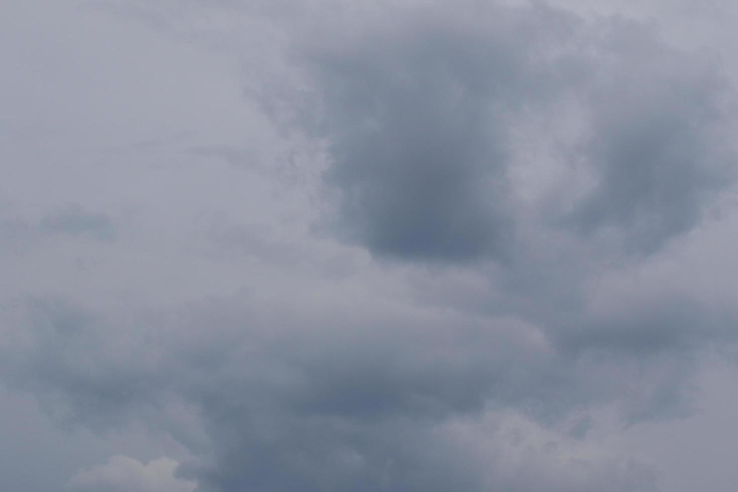 Stormy weather and dark clouds photo