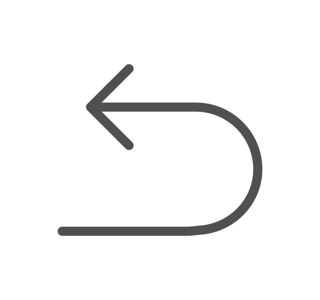 flechas relacionadas con el contorno del icono y el vector lineal.