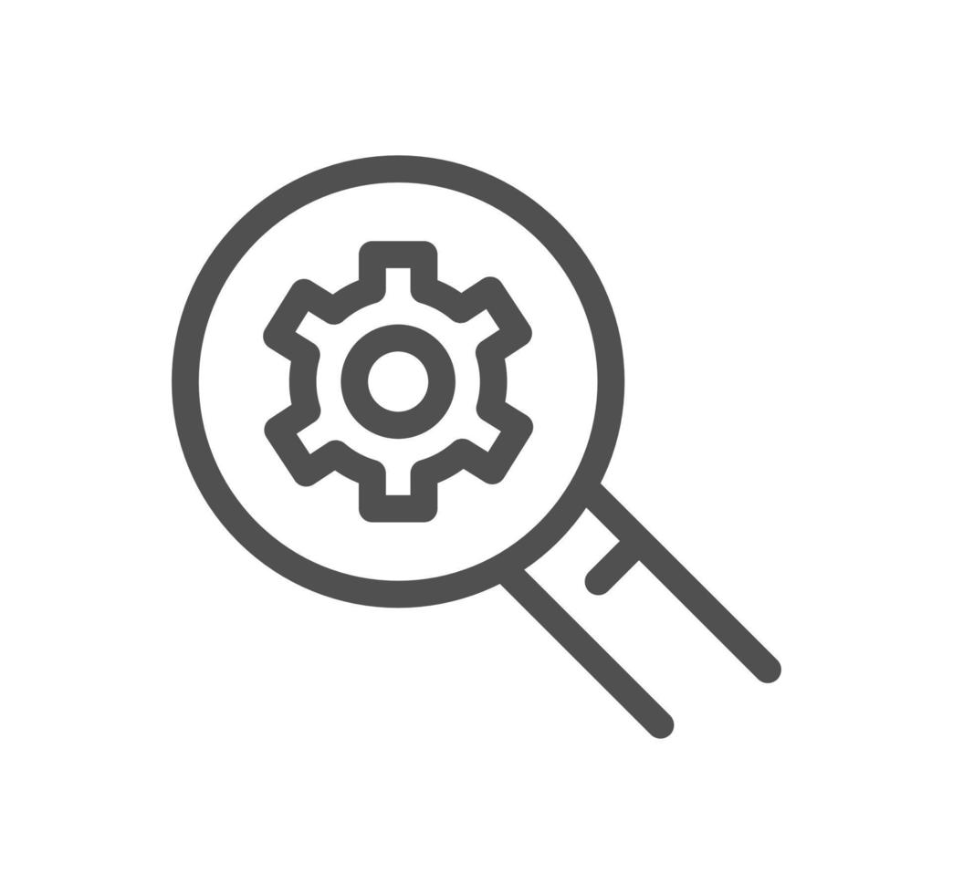 Robotic process automation related icon outline and linear vector. vector