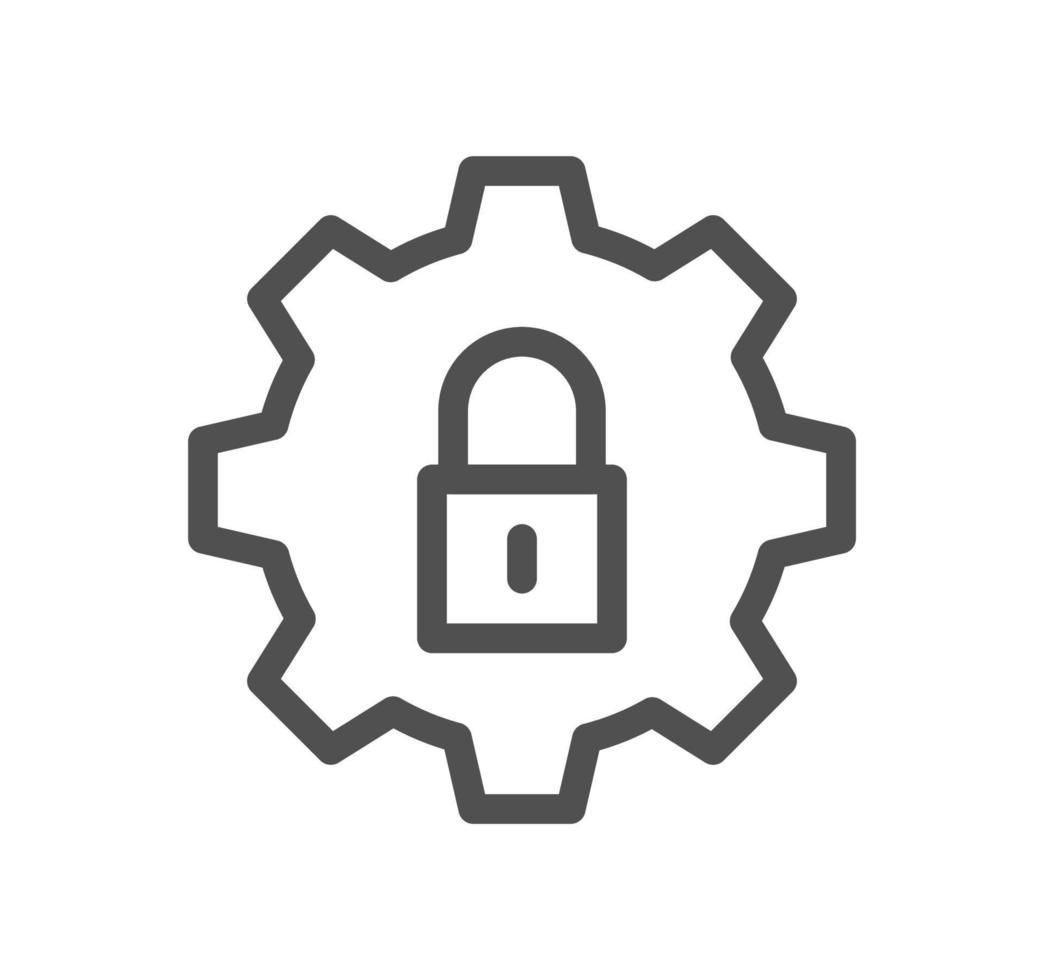 Setting and controls related icon outline and linear vector. vector