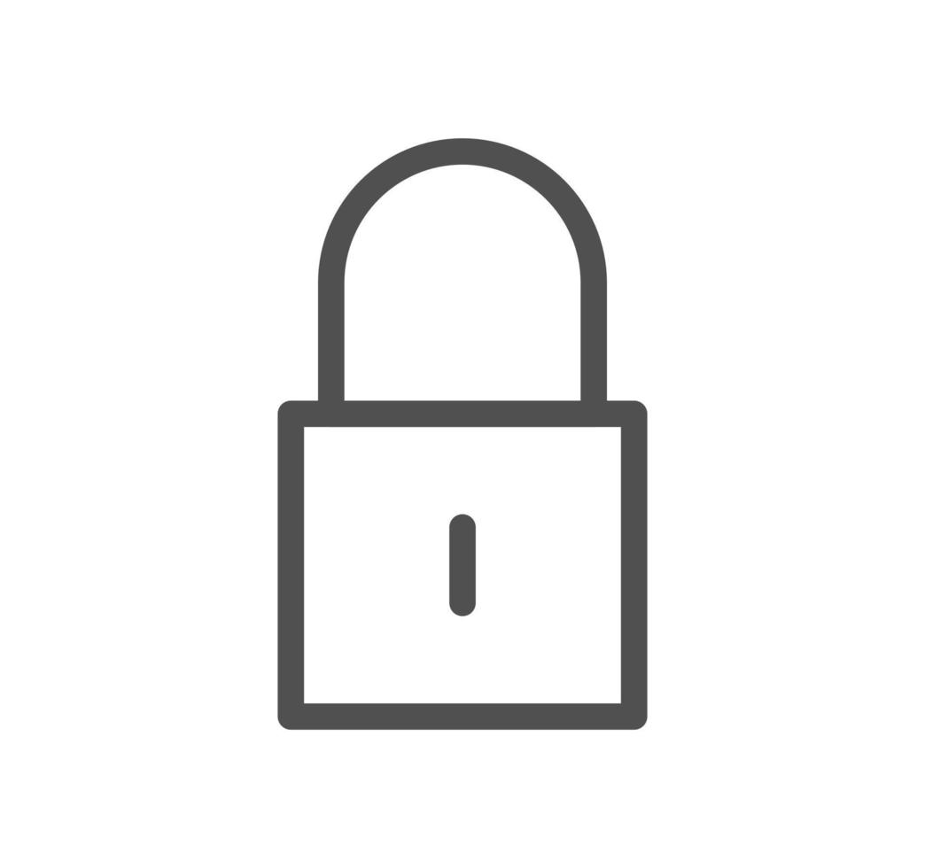 Locks related icon outline and linear vector. vector