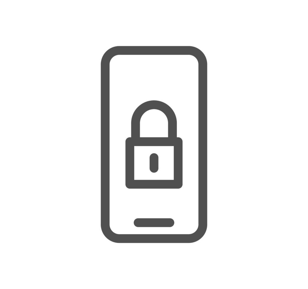 Locks related icon outline and linear vector. vector