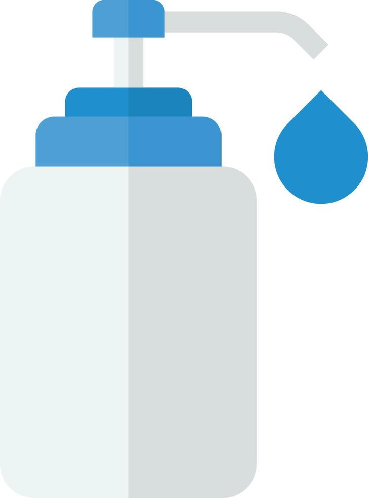 alcohol spray bottle illustration in minimal style vector