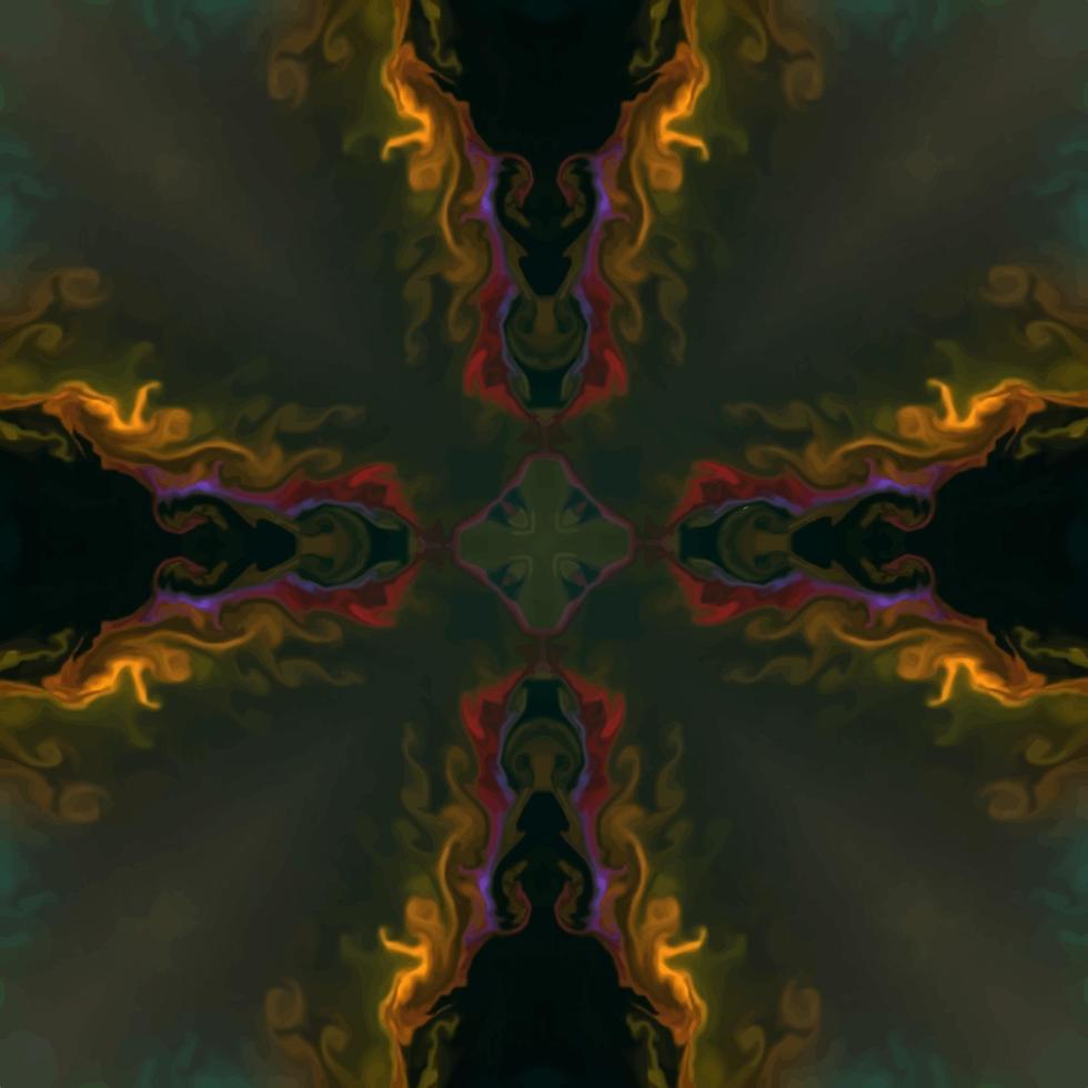 Abstract kaleidoscope background. Beautiful kaleidoscope seamless pattern. Multicolor mosaic texture. Seamless kaleidoscope texture. Unique kaleidoscope design vector