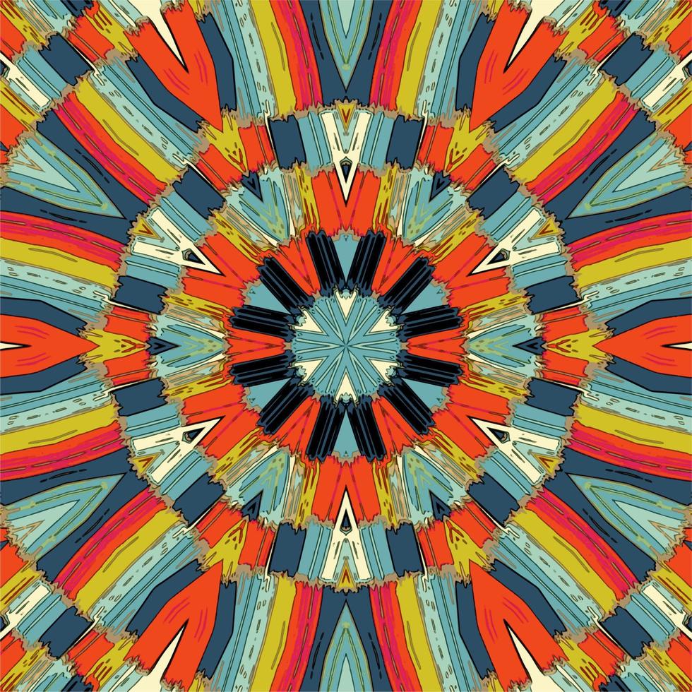 Abstract kaleidoscope background. Beautiful kaleidoscope seamless pattern. Multicolor mosaic texture. Seamless kaleidoscope texture. Unique kaleidoscope design vector