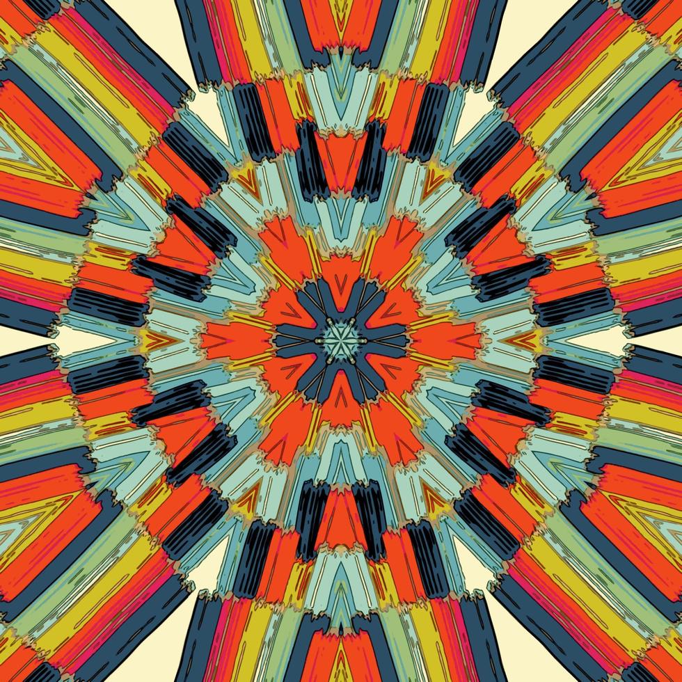 Abstract kaleidoscope background. Beautiful kaleidoscope seamless pattern. Multicolor mosaic texture. Seamless kaleidoscope texture. Unique kaleidoscope design vector
