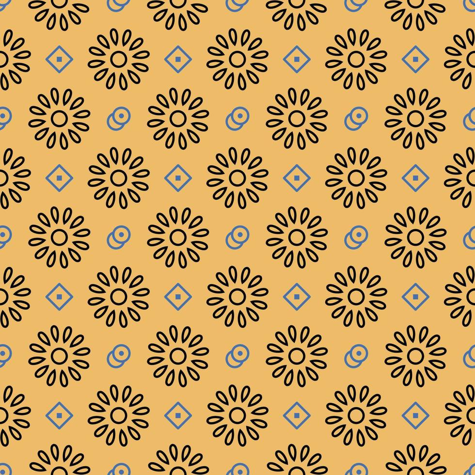 Seamless background. Vector texture. Damask style. Textile design