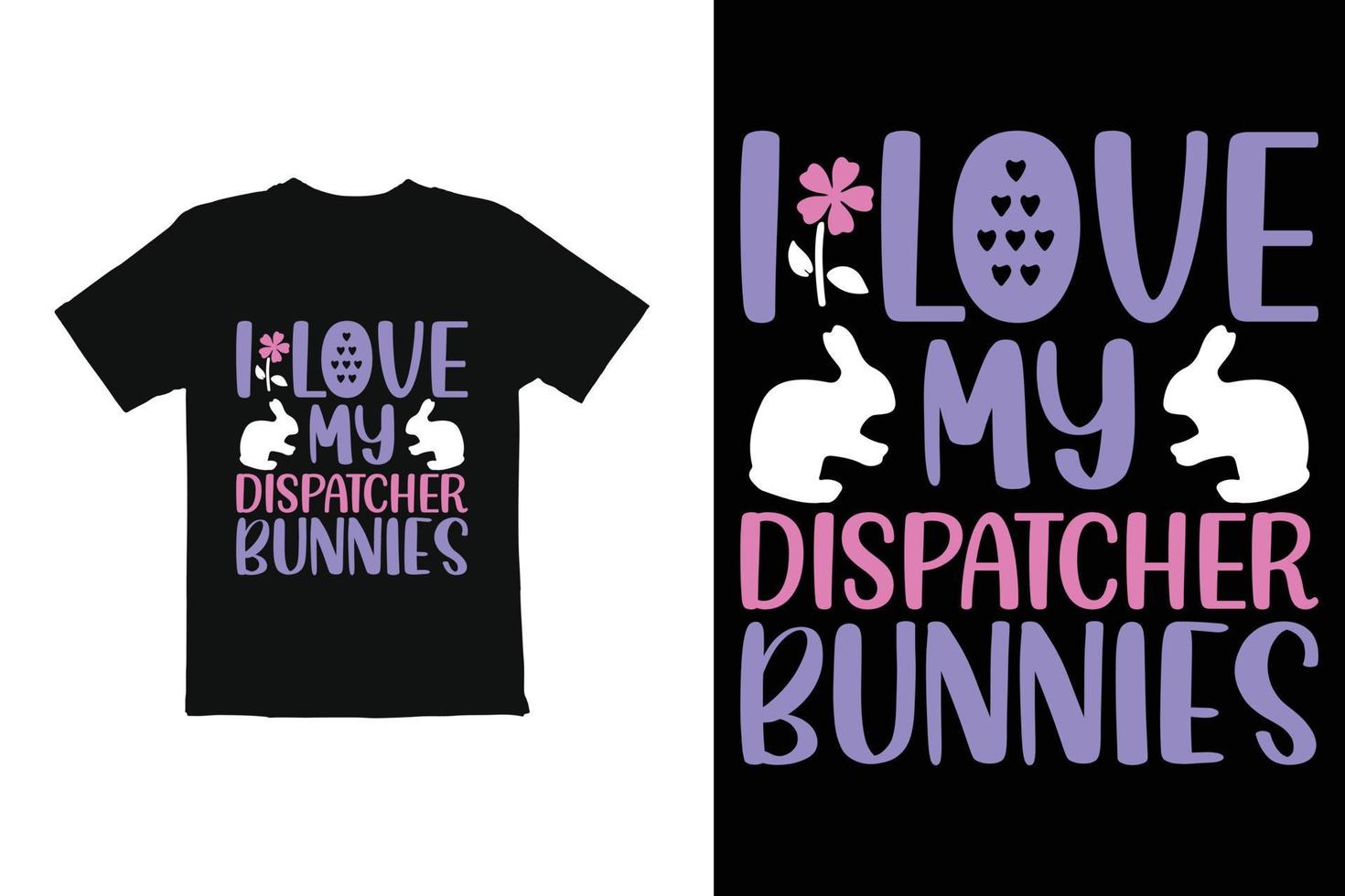 Easter day t shirt design. Easter bunny t shirt graphics vector